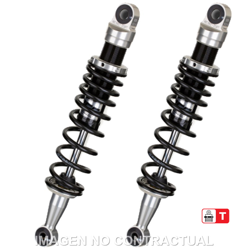 Federbein E302-Serie Stereo hinten passend für Kawasaki Z 900, Z1, Z 1000, ZR 550-1100 Zephyr RE302-350T-19-85