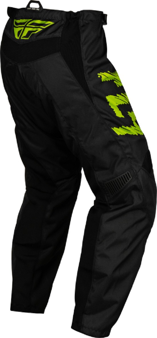 FLY RACING F-16 Jugend Hose - Schwarz/Neongrün/Hellgrau FLY RACING F-16 Jugend Hose - Schwarz/Neon Grün/Hell Grau