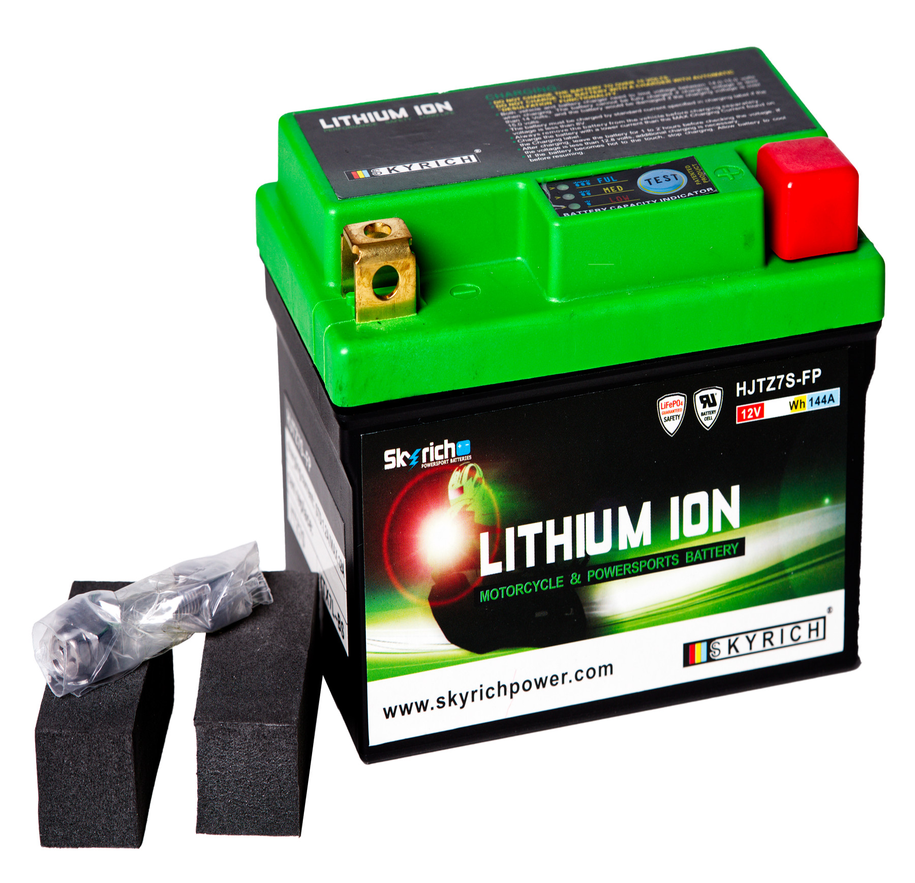 Batterie SKYRICH HJTZ7S-FP [113x70x85] 12,8V/2,4AH (10 Std.), 28,8 Wh, CCA: 144