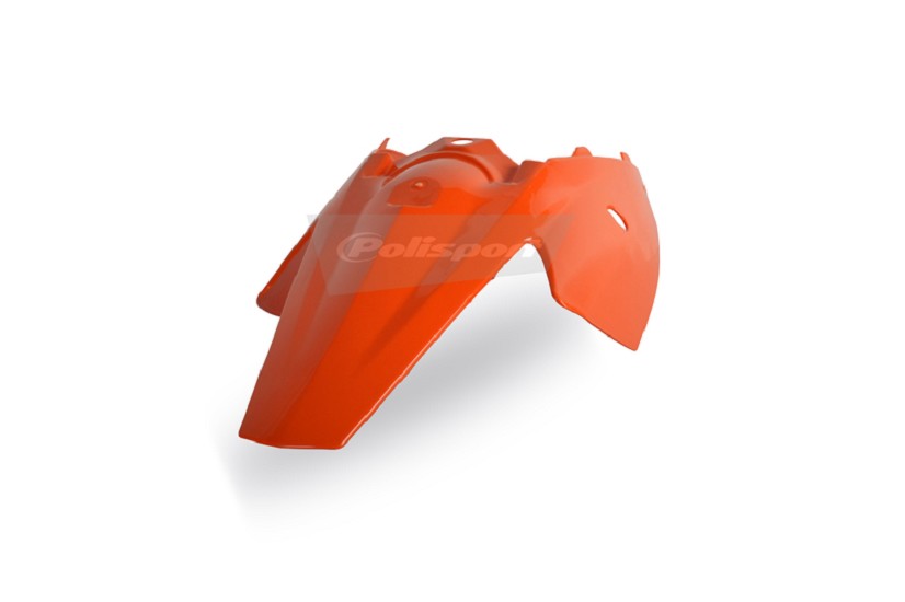 Kotflügel hinten + Seitenplatten integriert Polisport orange passend für KTM SX85