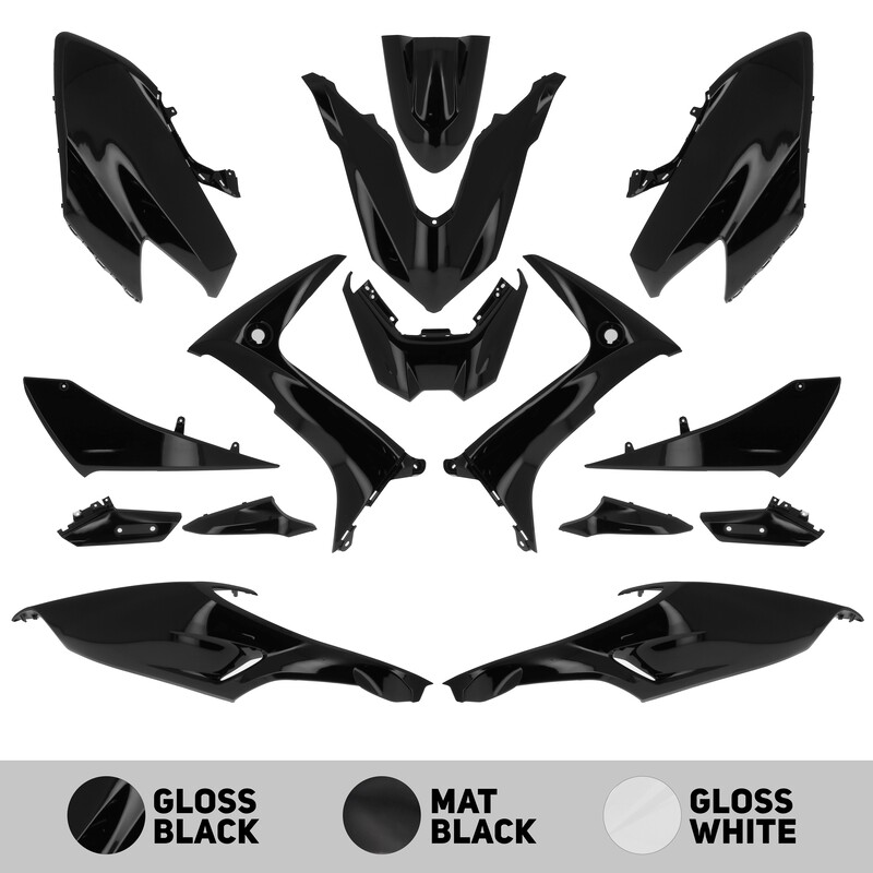 O PARTS Competition Kunststoff-Kit Weiß - passend für Yamaha T-Max 560 (20-21)