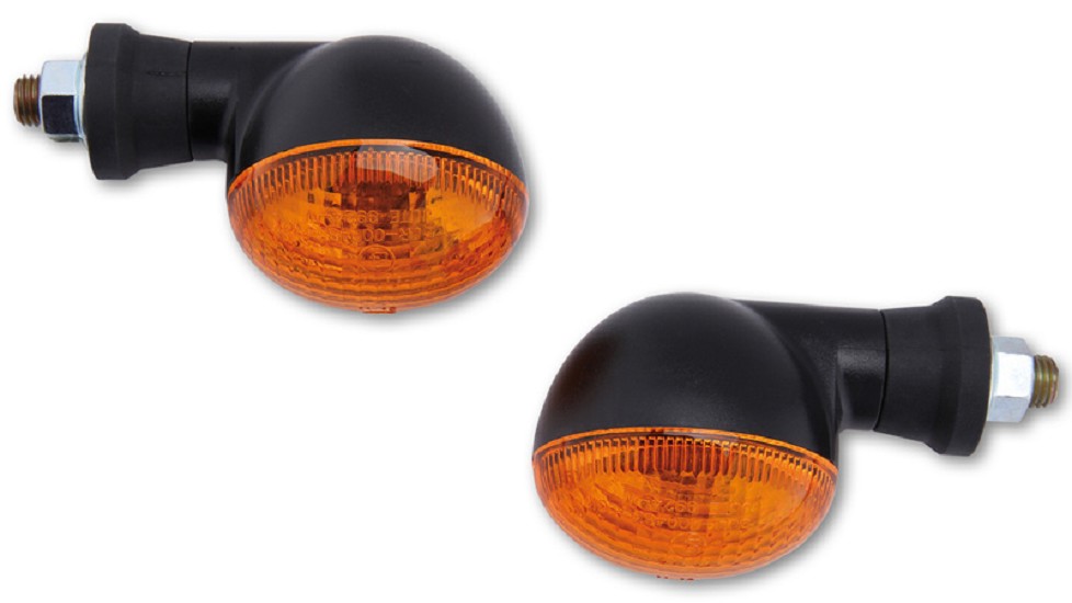 SHIN YO Oval Mini-Blinker Schwarz SHIN YO Oval Mini-Blinker Schwarz