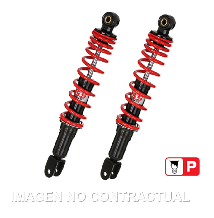 Federbein D220-Serie Stereo hinten passend für Yamaha Majesty 125 TD220-330P-02-88