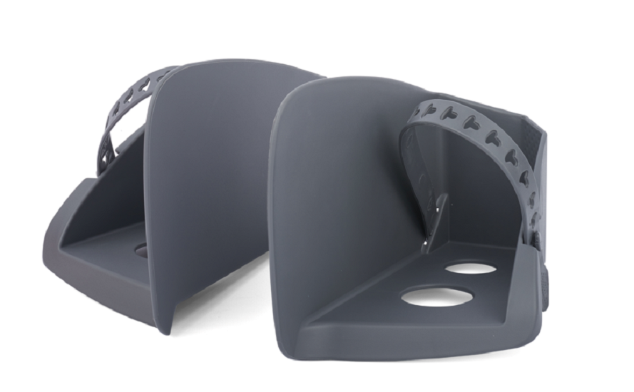 POLISPORT Footrests + Straps Silver Bilby Ff/Cfs/Rs POLISPORT Footrests + Straps Silver Bilby Ff/Cfs/Rs