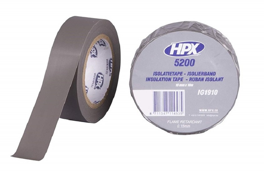 HPX Isolierband grau 19 mm x 10 m
