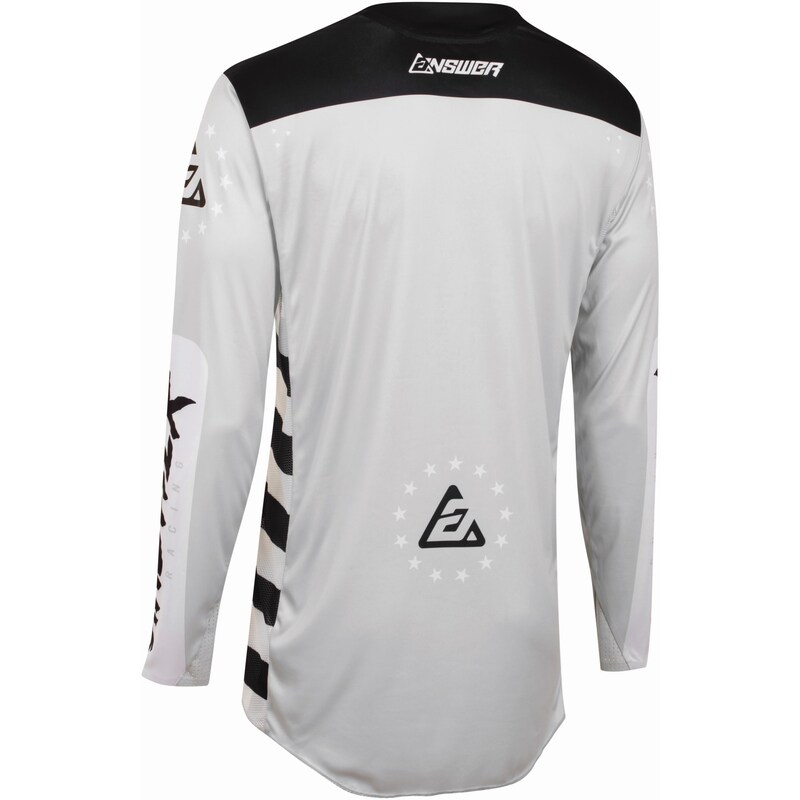 ANSWER A22 Elite Redzone Jersey Grey/Black Size 2XL