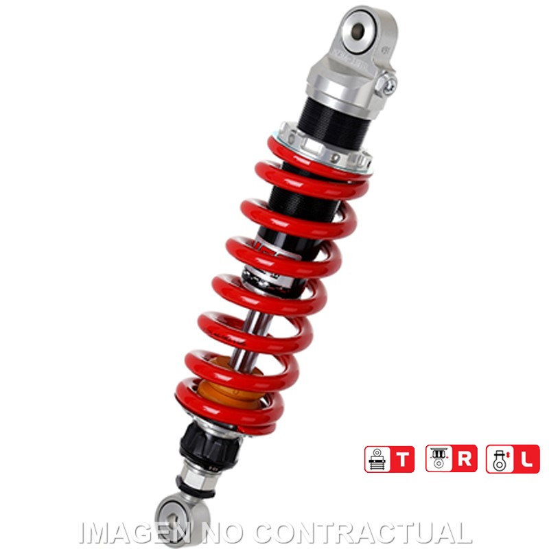 Federbein Z366-Serie Mono hinten passend für Aprilia AF1 250 R, RS 125 Extrema/Replica/SP MZ366-330TRL-07-85