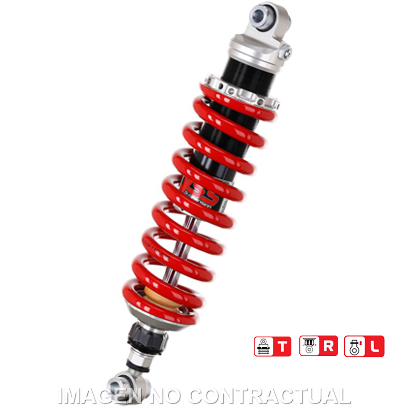 Federbein Z456-Serie Mono hinten passend für Yamaha XV 750 SE (81-84) MZ456-385TRL-06-85