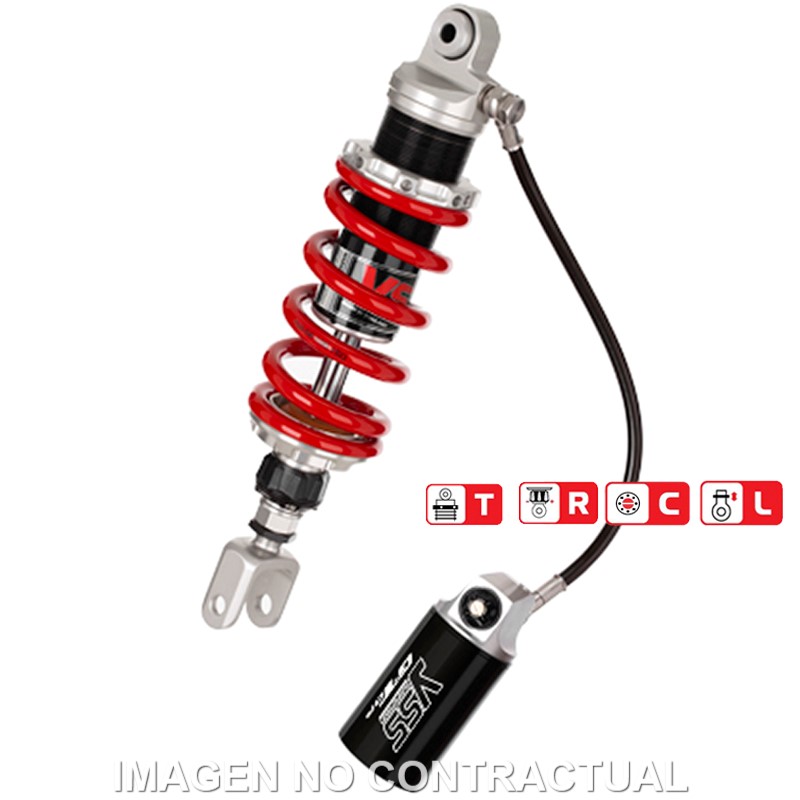 Federbein X456-Serie Mono hinten passend für Kawasaki Ninja 250 SL / 300, Z 300 MX456-320TRCL-13-858 Federbein X456-Serie Mono hinten passend für Kawasaki Ninja 250 SL / 300, Z 300 MX456-320TRCL-13-858