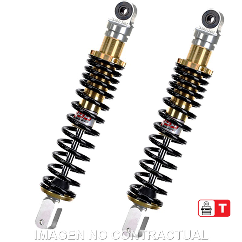 Federbein E302-Serie Stereo hinten passend für Kymco Grand/Super Dink 125/150, passend für Yamaha Majesty TE302-340T-03AL-38 Federbein E302-Serie Stereo hinten passend für Kymco Grand/Super Dink 125/150, passend für Yamaha Majesty TE302-340T-03AL-38