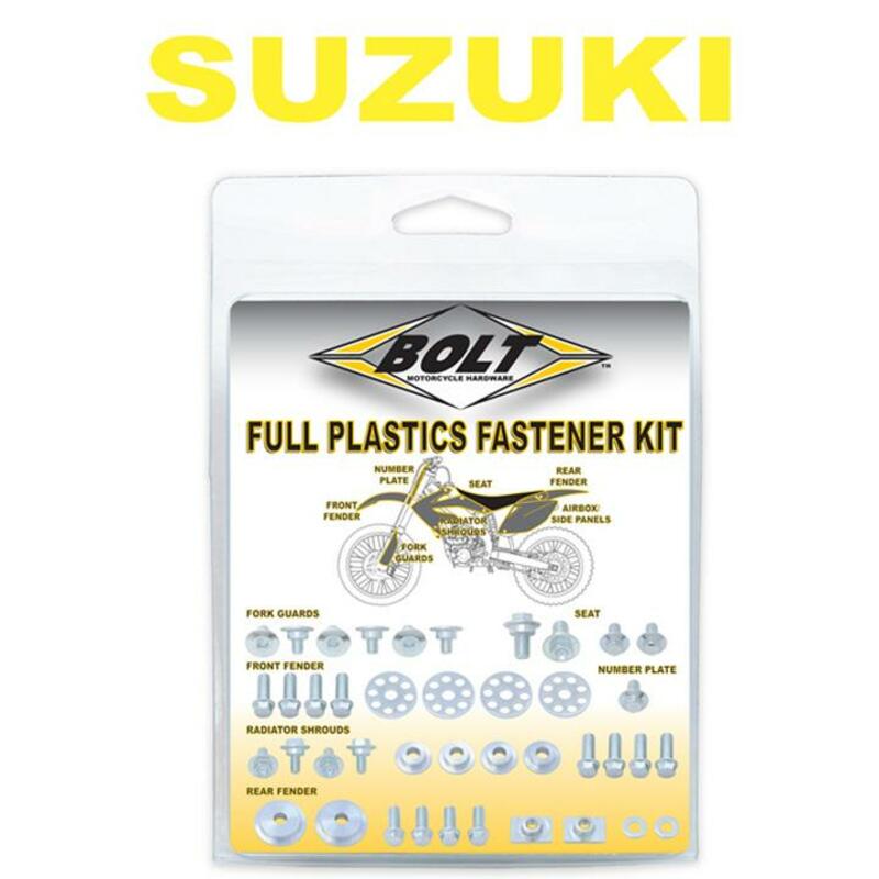 BOLT Schraubensatz für Kunststoffteile passend für Suzuki RM-Z450 BOLT Schraubensatz für Kunststoffteile passend für Suzuki RM-Z450