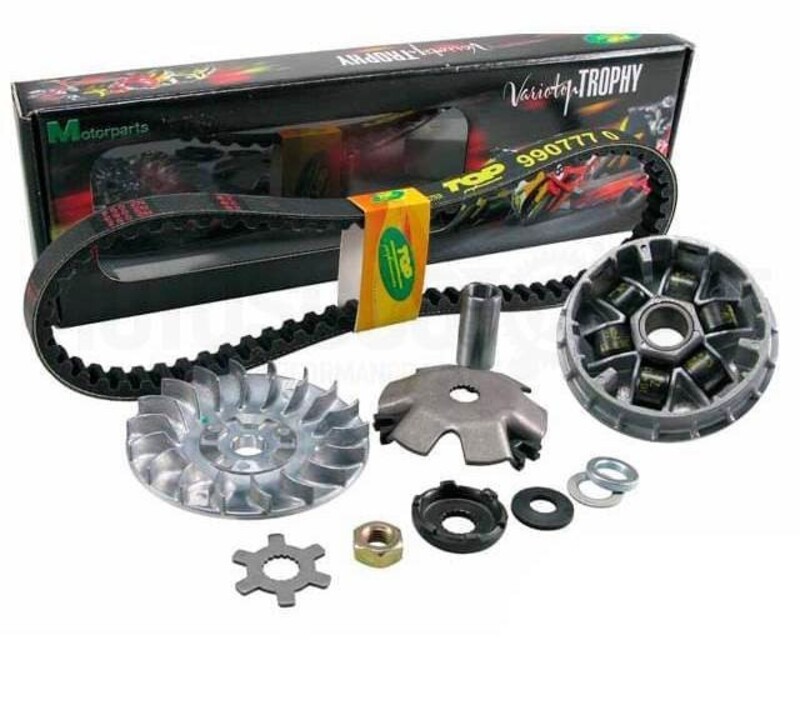 TOP PERFORMANCE Variotop TPR GP mit Riemen passend für Minarelli/passend für Yamaha vertikal/horizontal langes Kurbelgehäuse - Gewichte Ø16