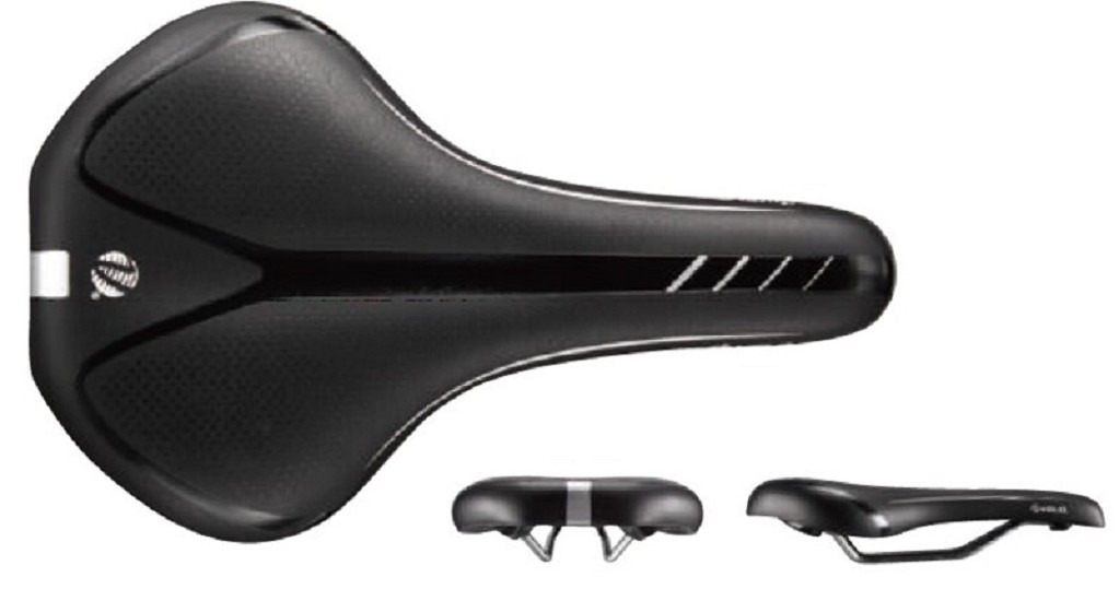 VELO Bike Saddle Gel Zone Cut Black VELO Bike Saddle Gel Zone Cut Black