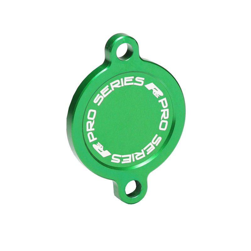 RFX Pro Ölfilterdeckel (Grün) - passend für Kawasaki KXF450