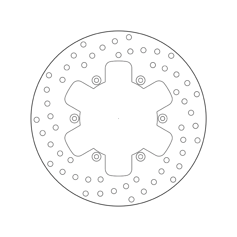 BREMBO Serie Oro rund starr Bremsscheibe
