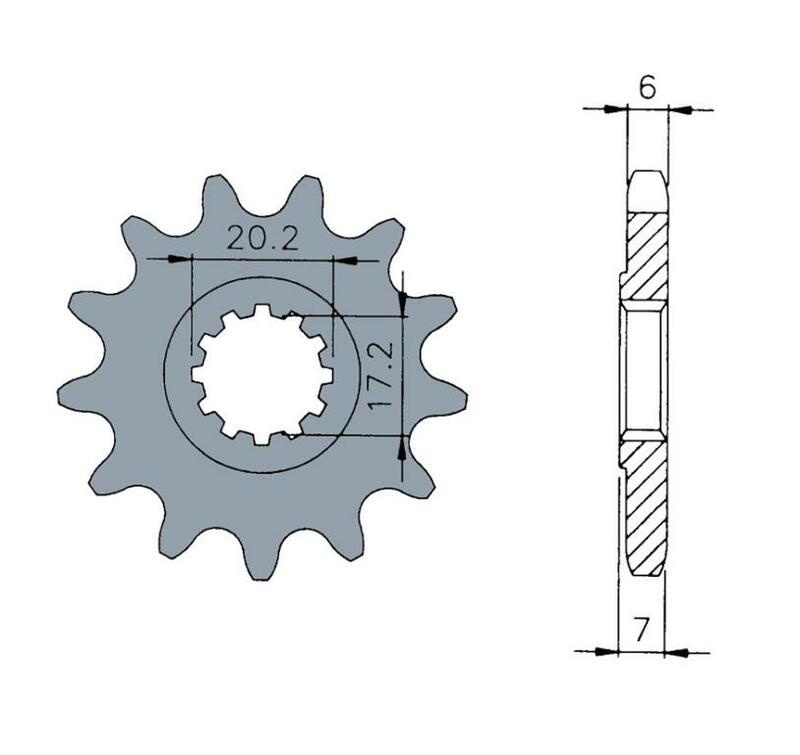 TECNIUM Standard Stahlritzel vorne 1120 - 420 TECNIUM Standard Stahlritzel vorne 1120 - 420