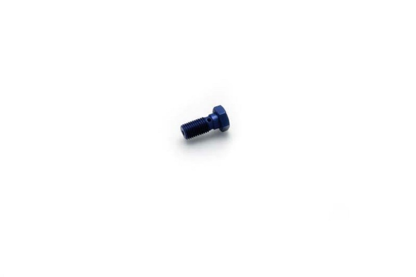 SPEEDBRAKES Alu-Hohlschraube M10x1.25, blau