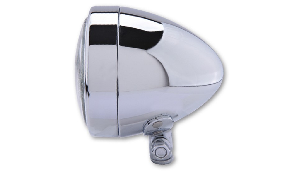 SHIN YO Chromscheinwerfer Bullet, untere Befestigung, Fernlicht H4 SHIN YO Chromscheinwerfer Bullet, untere Befestigung, Fernlicht H4