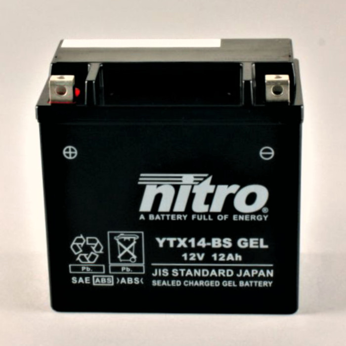 Batterie Nitro NTX14 / YTX14 12AH GEL