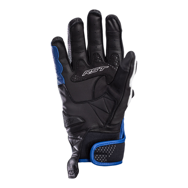RST Freestyle II Handschuhe Leder Blau Größe S