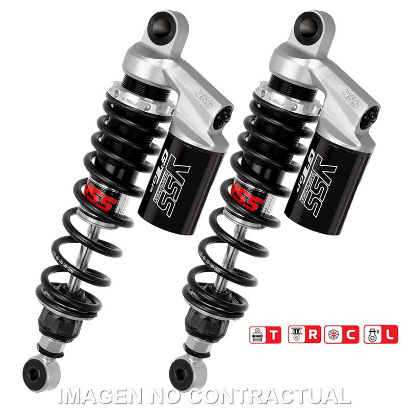 Federbein G362-Serie Stereo hinten passend für Kawasaki GT 550 (82-01) RG362-330TRCL-41-888 Federbein G362-Serie Stereo hinten passend für Kawasaki GT 550 (82-01) RG362-330TRCL-41-888
