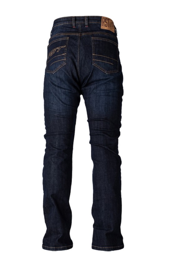 RST Verstärkte Textil-Hose 2 CE, gerades Bein für Damen - Dunkelblau Denim Größe L RST Verstärkte Textil-Hose 2 CE, gerades Bein - Dunkelblau Denim Größe M