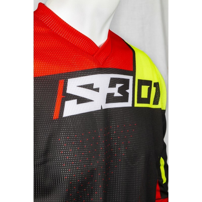 S3 Kollektion 01 Jersey - Schwarz/Rot Größe L