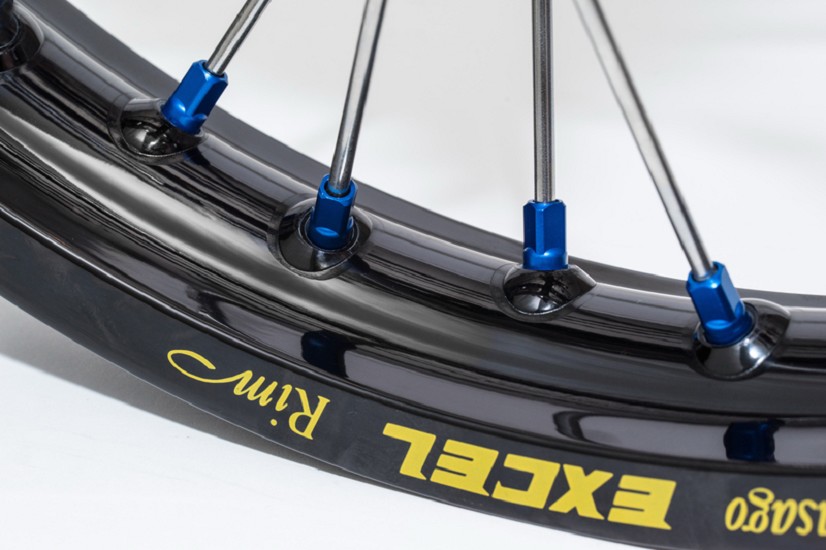 HAAN WHEELS Speichennippel-Set - blau