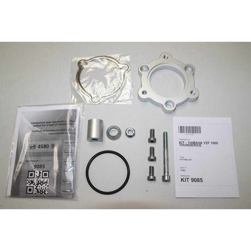 IXIL Hexoval Endtopf Edelstahl / Endkappe Edelstahl schwarz - OY9085VSE