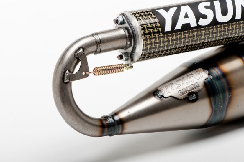 YASUNI Carrera 16 Komplett Auspuff - Aluminium