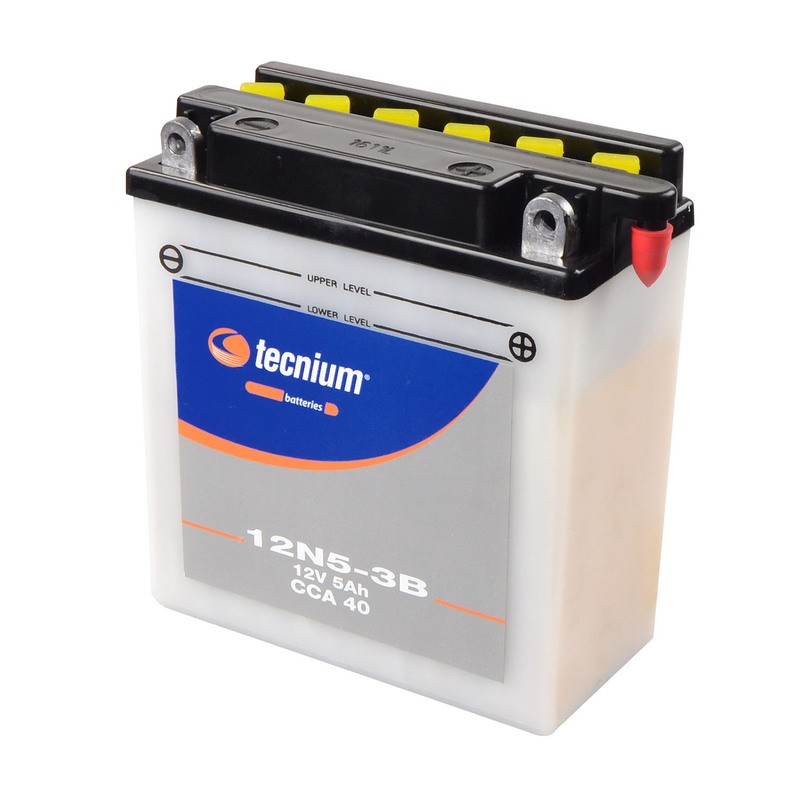 TECNIUM Blei/Säure Batterie mit Säurepack - 12N5.5-3B TECNIUM Blei/Säure Batterie mit Säurepack - 12N5-3B