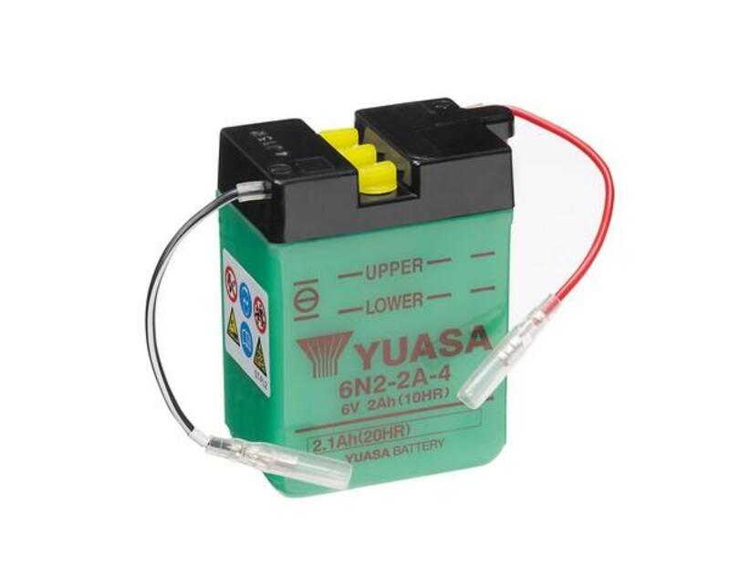 YUASA Blei/Säure Batterie ohne Säurepack - 6N2-2A-4 YUASA Blei/Säure Batterie ohne Säurepack - 6N2-2A-4