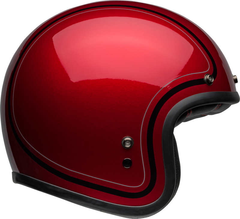 BELL Custom 500 Helm - Chief Gloss Gloss Candy Red