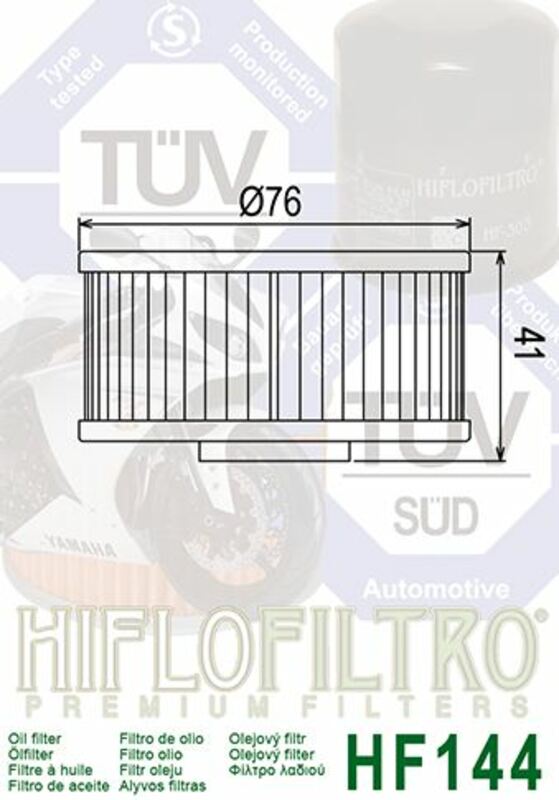 HIFLOFILTRO Ölfilter - HF144