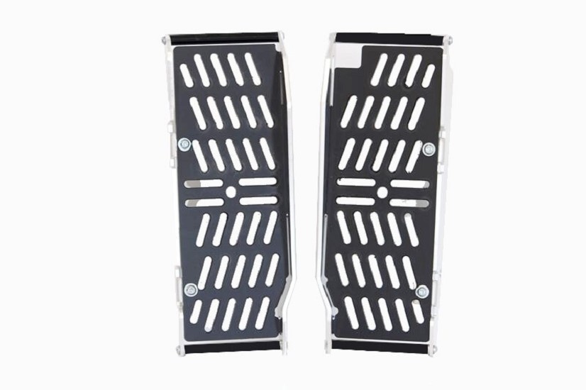 AXP Kühlerschutzgitter Aluminium/Schwarz - TM RACING