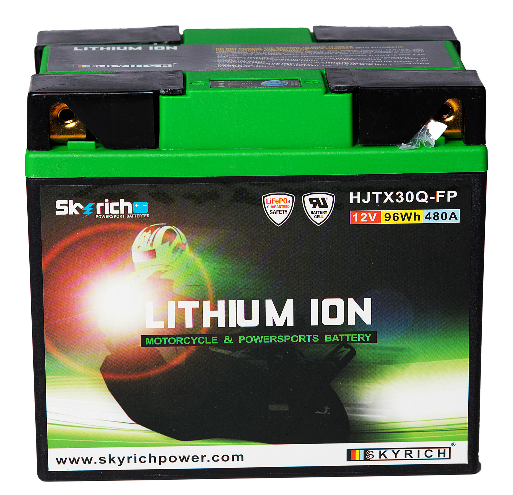 Batterie SKYRICH HJTX30Q-FP [166x123x163] 12,8V/8AH (10 Std.), 96 Wh, CCA: 480
