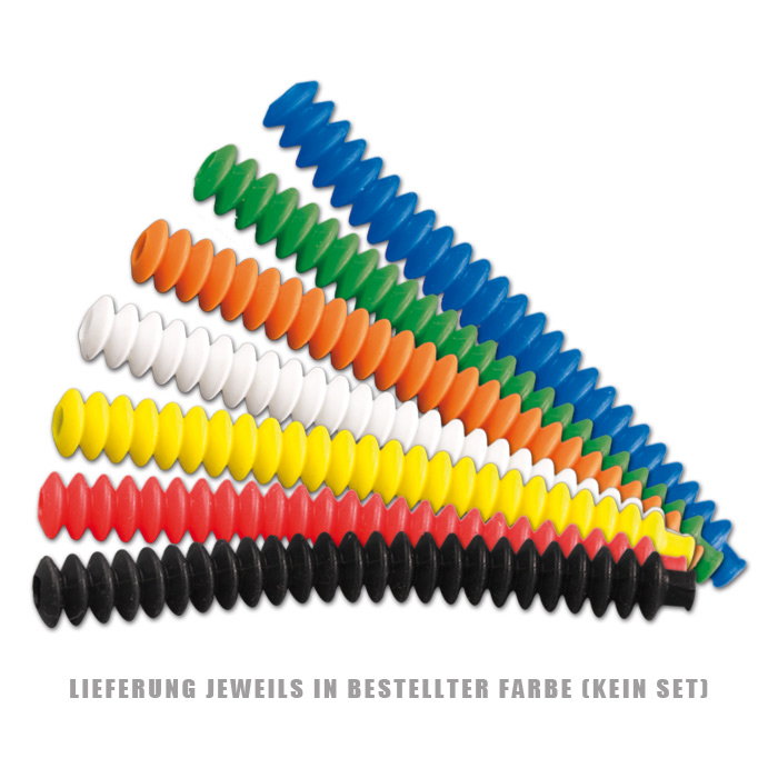 Faltenbalg Kupplungszug Silikon gelb