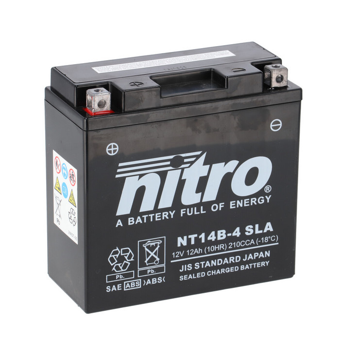 Batterie Nitro YT14B-BS/NT14-B412AH GEL Batterie Nitro YT14B-BS/NT14-B412AH GEL