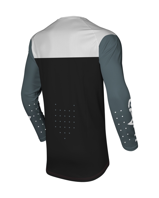 SEVEN Vox Aperture Trikot Jugend - Grau/Schwarz