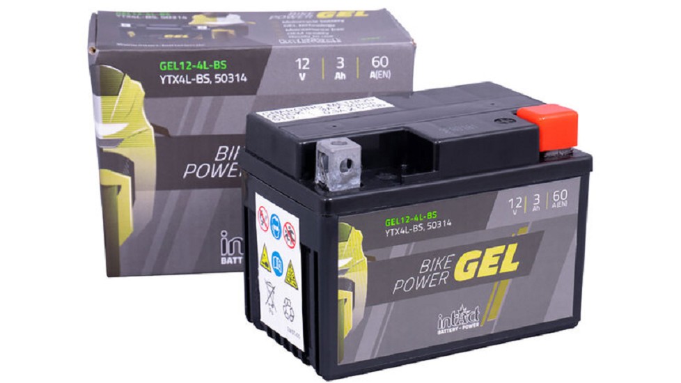 INTACT Bike Power-Batterie GEL YTX4L-BS