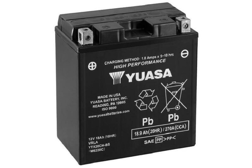 YUASA Wartungsfreie Batterie mit Säurepack - YTX20CH-BS YUASA Wartungsfreie Batterie mit Säurepack - YTX20CH-BS