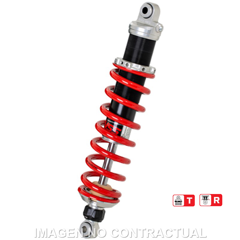 Federbein Z456-Serie Mono hinten passend für Yamaha TT 350 (86-93) MZ456-400TR-10-85