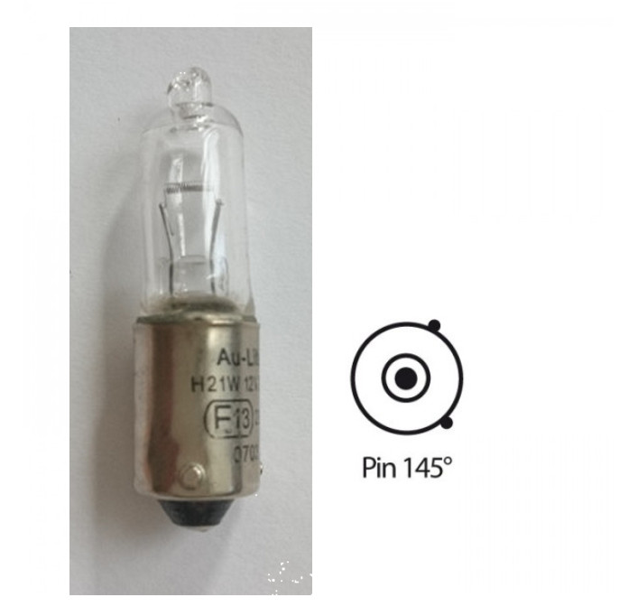 Halogenbirne klar lang 12V 21W