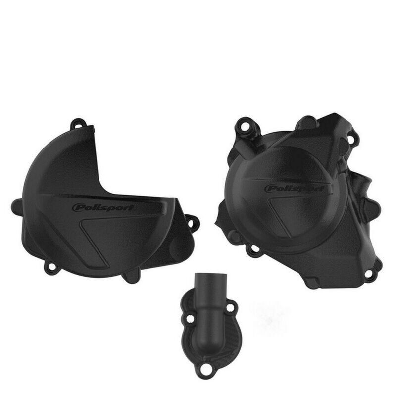 POLISPORT Kupplungs-, Zündungs- und Wasserpumpendeckelschutz Set - passend für Honda CRF 450 R (17-22) POLISPORT Kupplungs-, Zündungs- und Wasserpumpendeckelschutz Set - passend für Honda CRF 450 R (17-22)