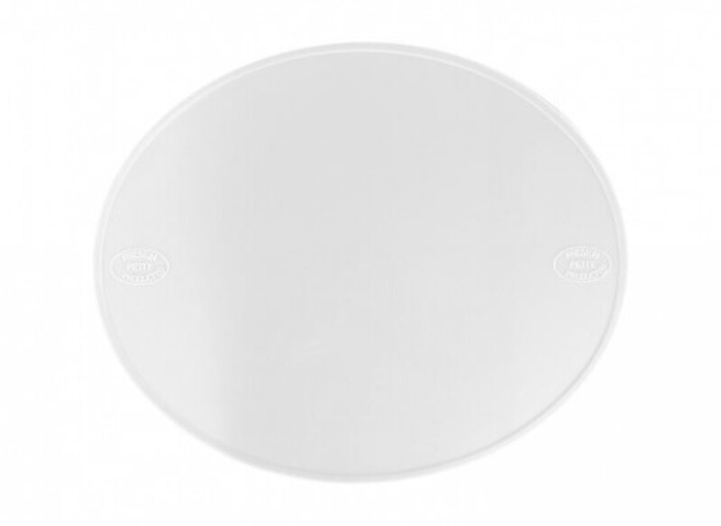 PRESTON PETTY Nummerntafel vorne oval weiß - 3er-Pack