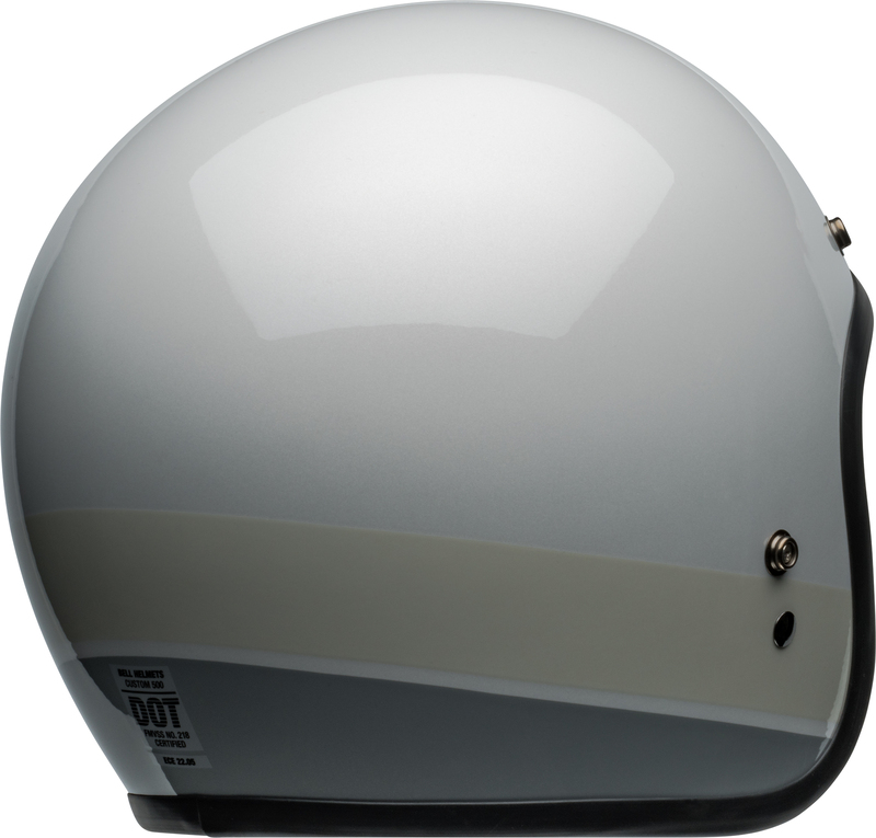 BELL Custom 500 Helm - Gloss Silver Flake