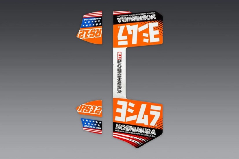 YOSHIMURA RS-12 Aufkleber Kit