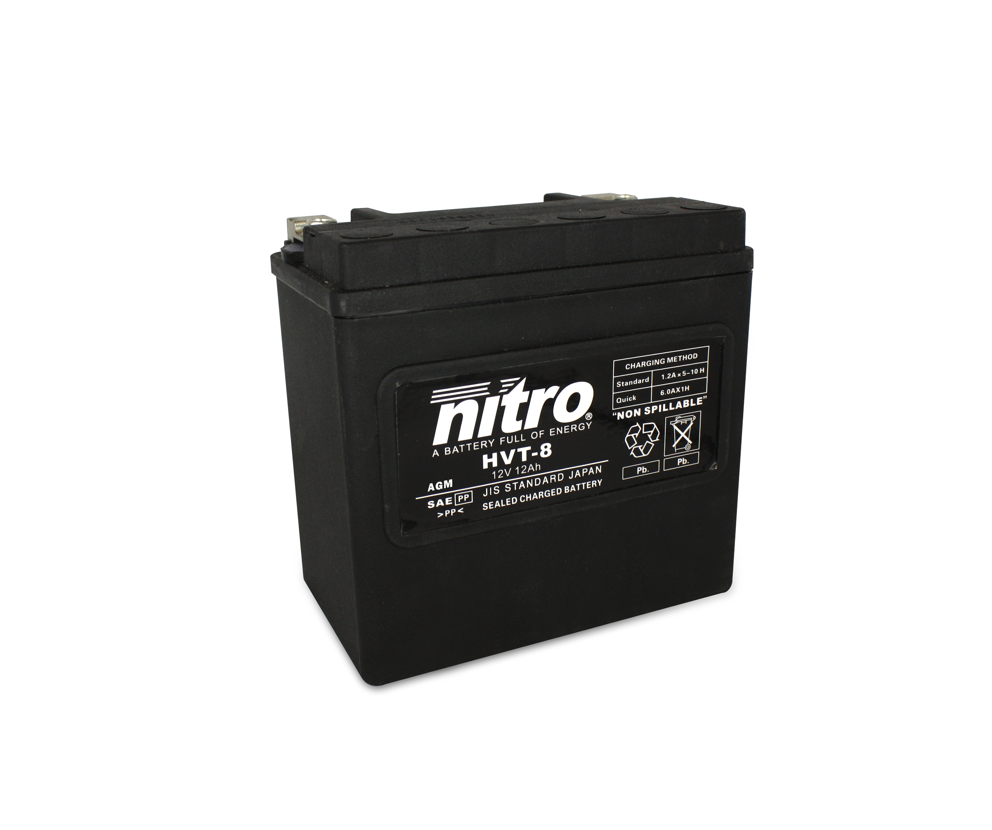 Batterie NITRO HVT 08 SLA (WC) Gel 12V/14Ah [148x86x145] CCA=240A