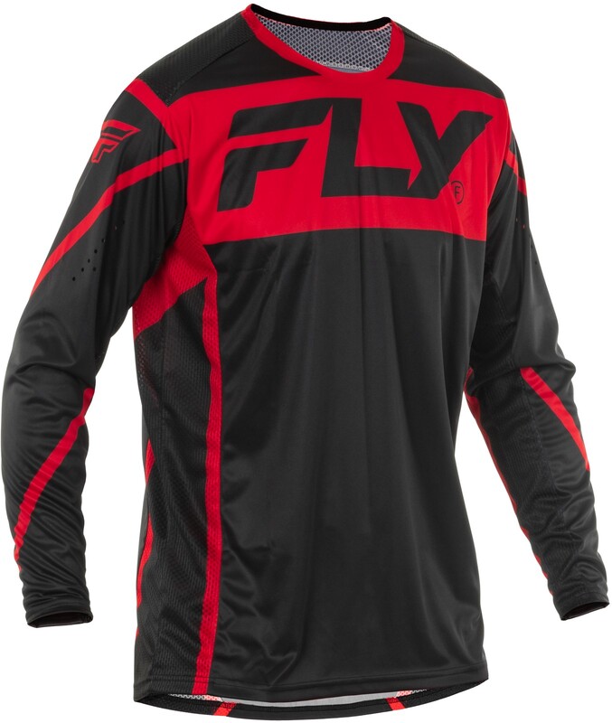 FLY RACING Lite Jersey - Schwarz/Rot