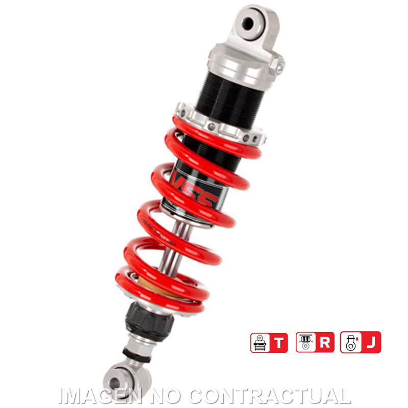 Federbein Z456-Serie Mono hinten für MV Agusta Rivale 800 (14-17) MZ456-310TRJ-59-85